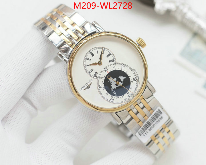 Watch(TOP)-Longines 1:1 ID: WL2728 $: 209USD-shoes yupoo Watch(TOP)-Longines 1:1 ID: WL2728 $: 209USD