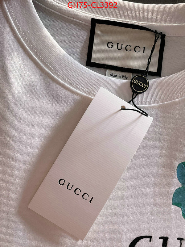 Clothing-Gucci buy luxury 2024 ID: CL3392 $: 75USD