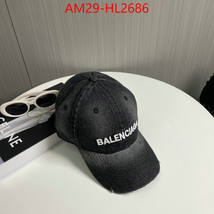 Cap(Hat)-Balenciaga brand designer replica ID: HL2686 $: 29USD