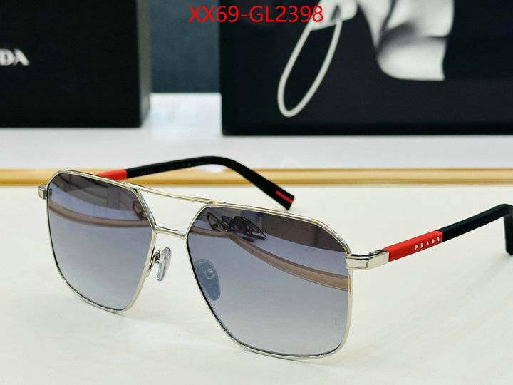 Glasses-Prada luxury fake ID: GL2398 $: 69USD