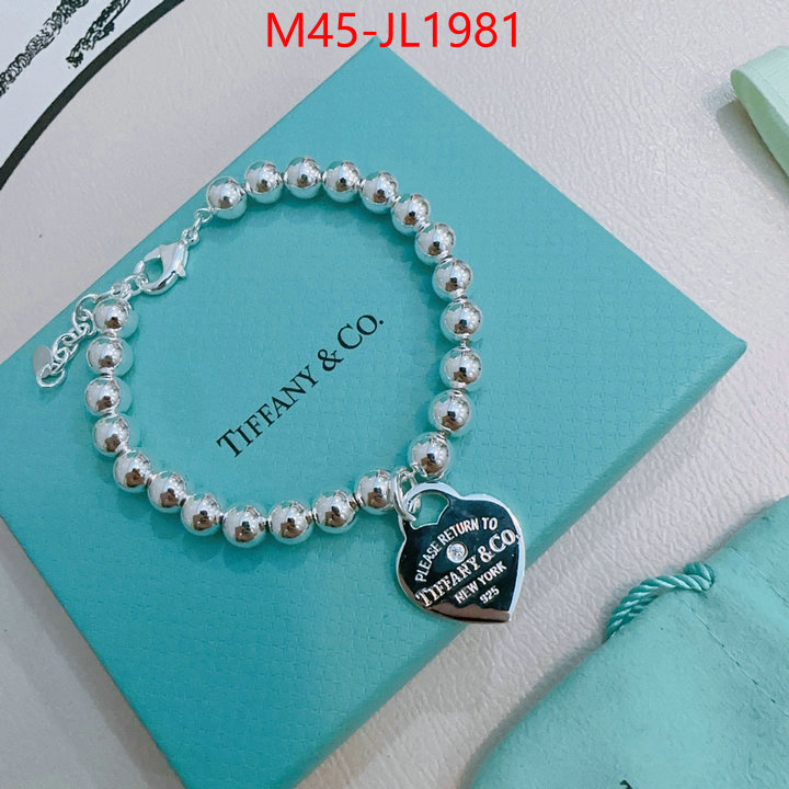 Jewelry-Tiffany fake designer ID: JL1981 $: 45USD