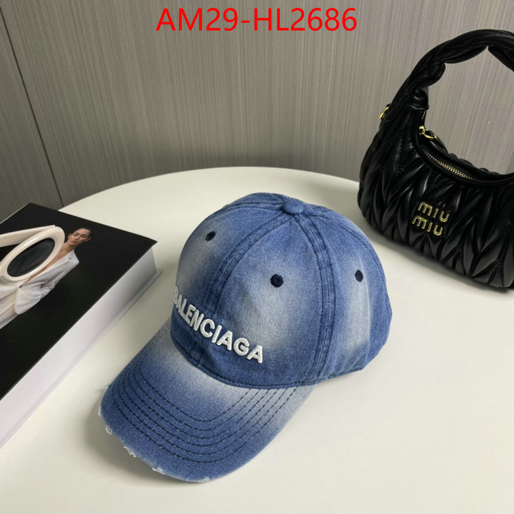 Cap(Hat)-Balenciaga brand designer replica ID: HL2686 $: 29USD