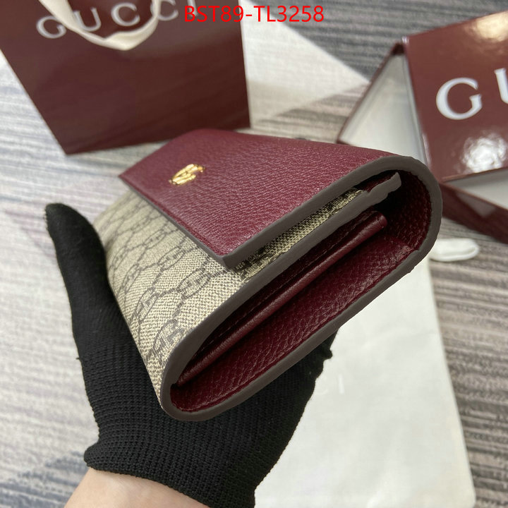Gucci Bags(TOP)-Wallet- highest quality replica ID: TL3258 $: 89USD,