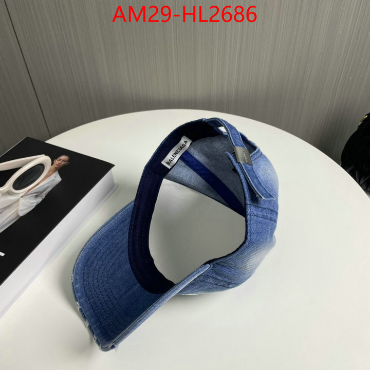 Cap(Hat)-Balenciaga brand designer replica ID: HL2686 $: 29USD