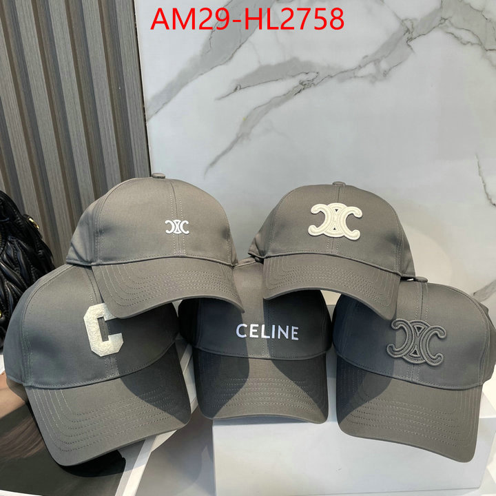 Cap(Hat)-Celine the best quality replica ID: HL2758 $: 29USD
