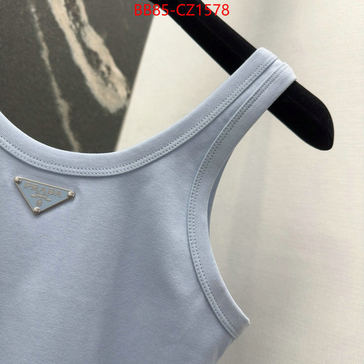 Clothing-Prada wholesale replica shop ID: CZ1578 $: 85USD