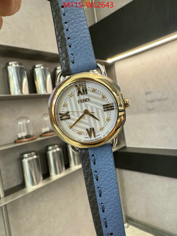 Watch(4A)-Fendi for sale online ID: WL2643 $: 115USD