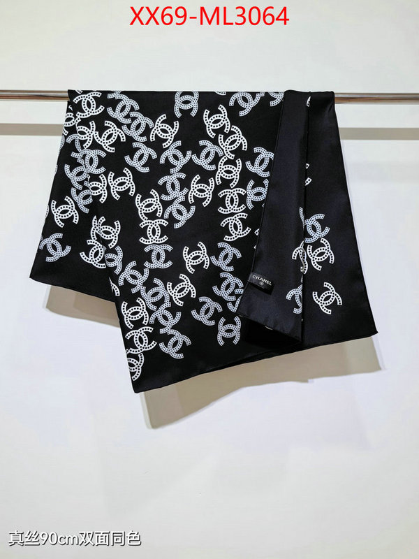 Scarf-Chanel luxury fake ID: ML3064 $: 69USD