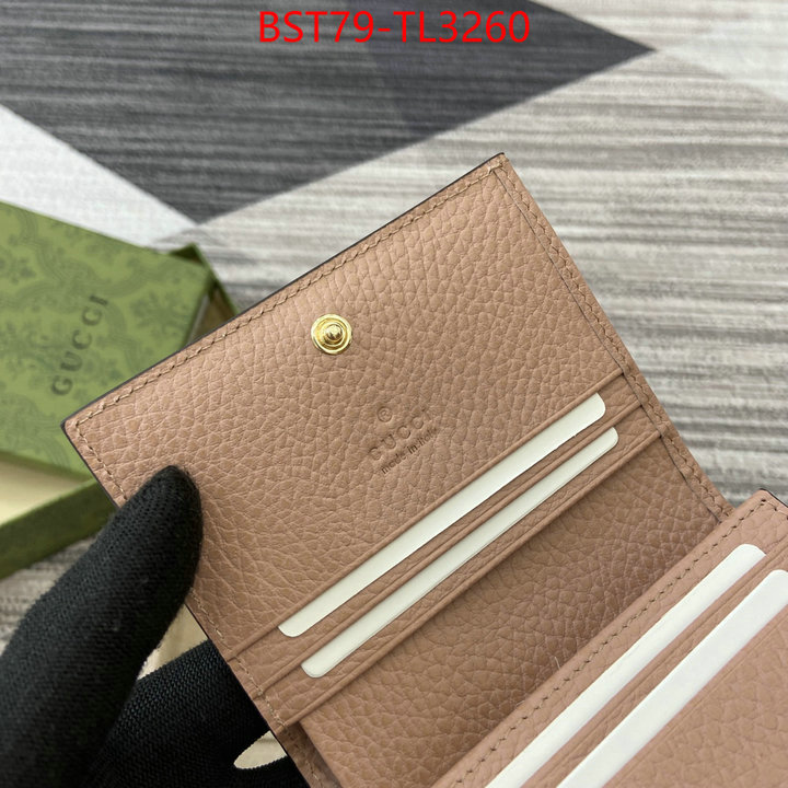 Gucci Bags(TOP)-Wallet- what best replica sellers ID: TL3260 $: 79USD,