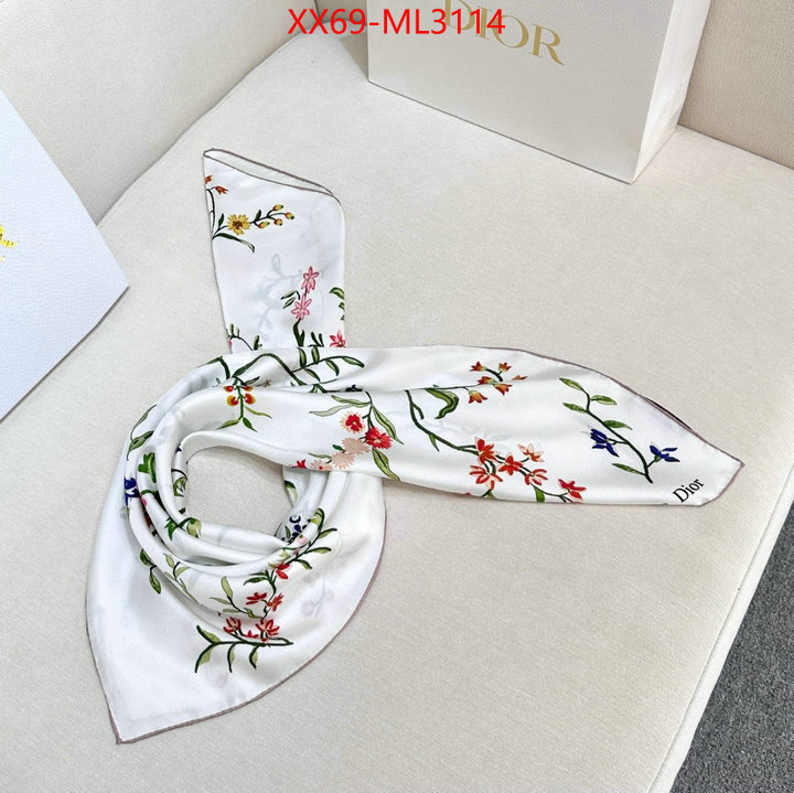 Scarf-Dior 2024 aaaaa replica customize ID: ML3114 $: 69USD
