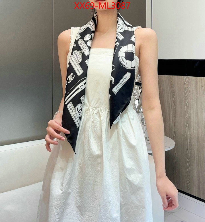 Scarf-Chanel wholesale replica shop ID: ML3087 $: 69USD
