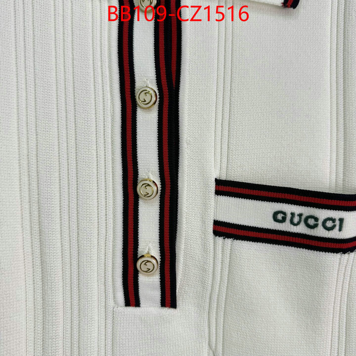 Clothing-Gucci fake aaaaa ID: CZ1516 $: 109USD