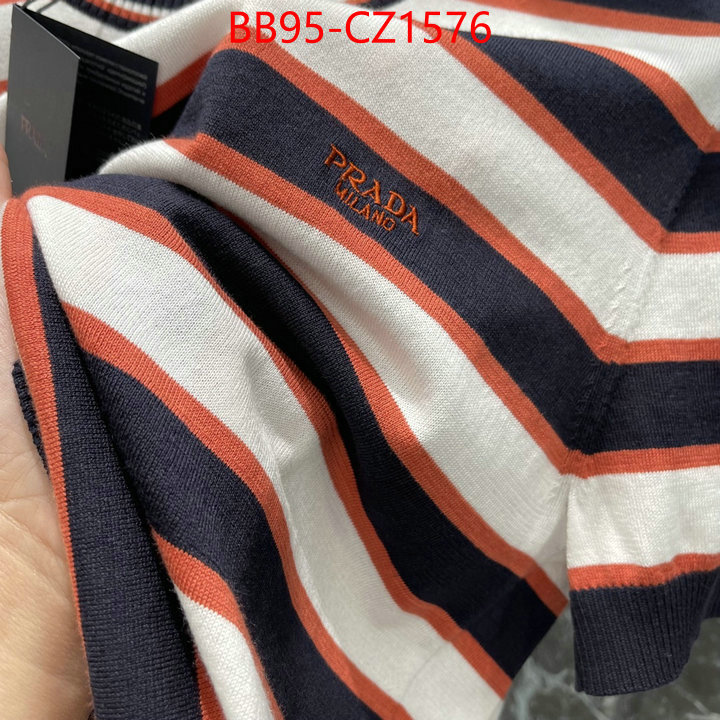 Clothing-Prada copy ID: CZ1576 $: 95USD