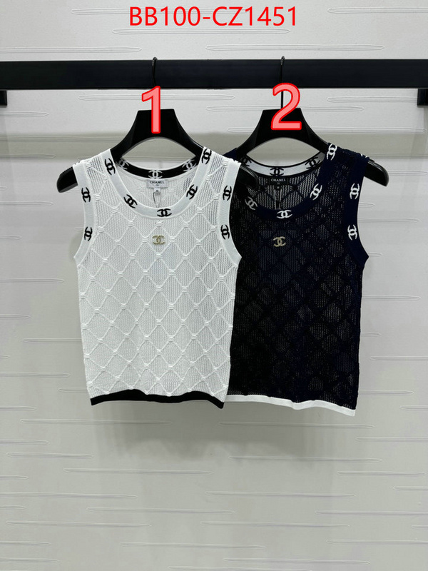 Clothing-Chanel aaaaa+ quality replica ID: CZ1451 $: 100USD