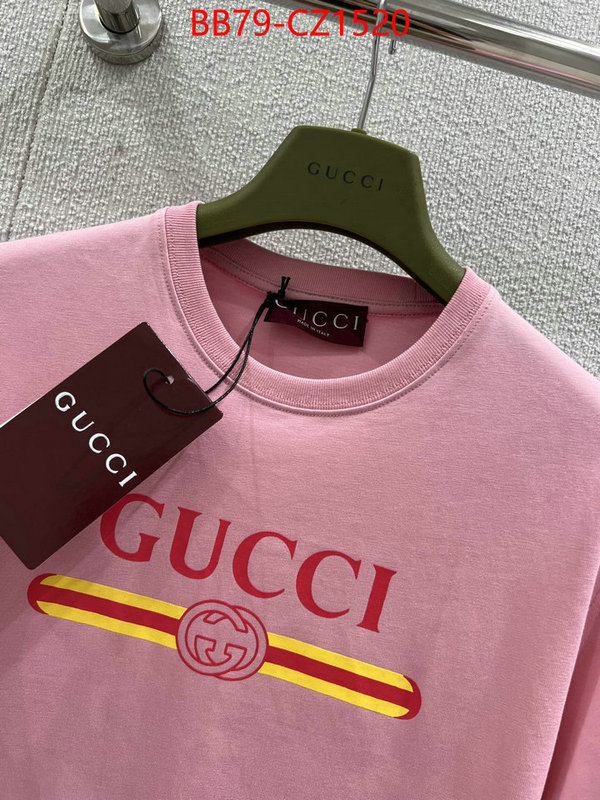 Clothing-Gucci buy cheap ID: CZ1520 $: 79USD