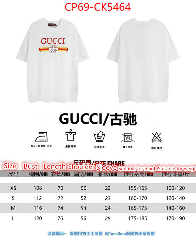 Clothing-Gucci where to buy replicas ID: CK5464 $: 69USD