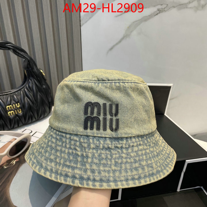 Cap(Hat)-Miu Miu designer 7 star replica ID: HL2909 $: 29USD
