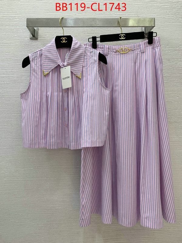Clothing-Valentino how quality ID: CL1743 $: 119USD