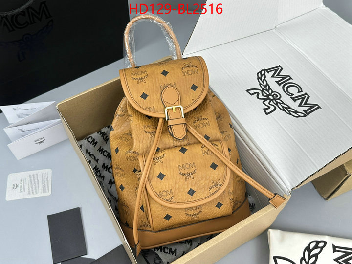 MCM Bags(TOP)-Backpack- luxury shop ID: BL2516 $: 129USD,