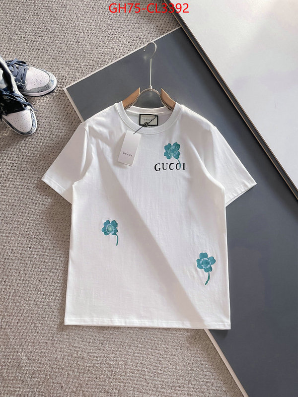 Clothing-Gucci buy luxury 2024 ID: CL3392 $: 75USD