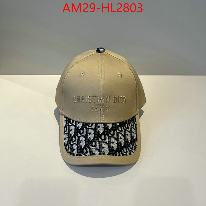 Cap (Hat)-Dior luxury fake ID: HL2803 $: 29USD