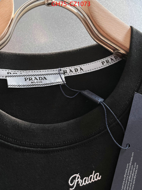Clothing-Prada what's the best place to buy replica ID: CZ1073 $: 75USD