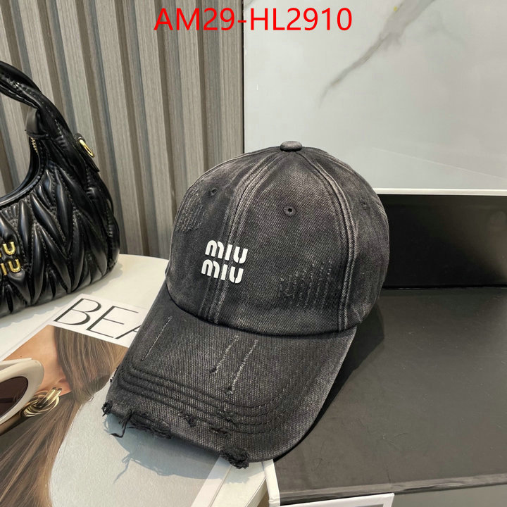Cap(Hat)-Miu Miu best website for replica ID: HL2910 $: 29USD