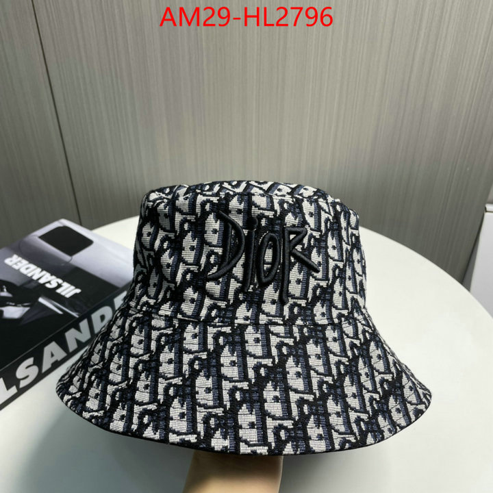 Cap (Hat)-Dior high-end designer ID: HL2796 $: 29USD