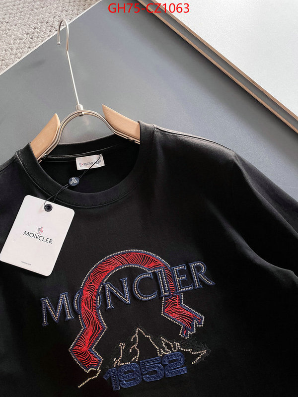 Clothing-Moncler how to buy replcia ID: CZ1063 $: 75USD
