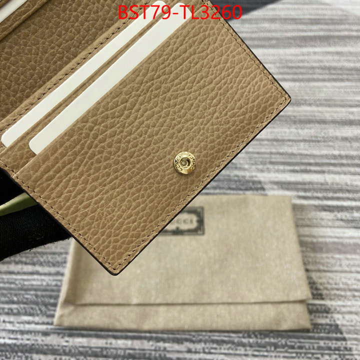 Gucci Bags(TOP)-Wallet- what best replica sellers ID: TL3260 $: 79USD,