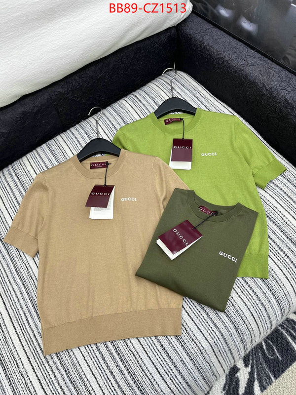 Clothing-Gucci sellers online ID: CZ1513 $: 89USD