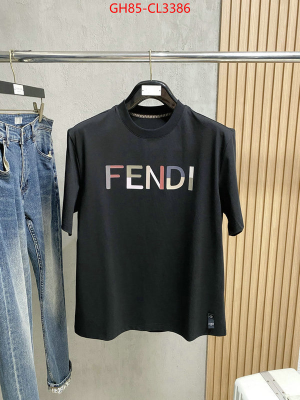 Clothing-Fendi designer wholesale replica ID: CL3386 $: 85USD