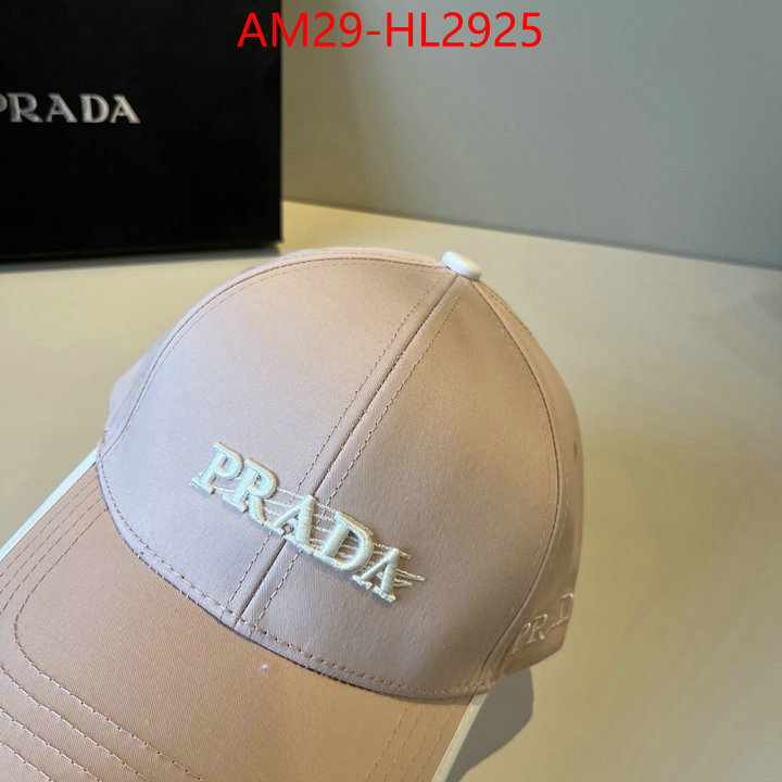 Cap (Hat)-Prada brand designer replica ID: HL2925 $: 29USD