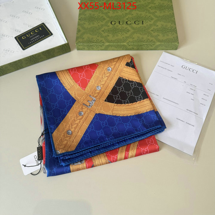 Scarf-Gucci can i buy replica ID: ML3125 $: 55USD