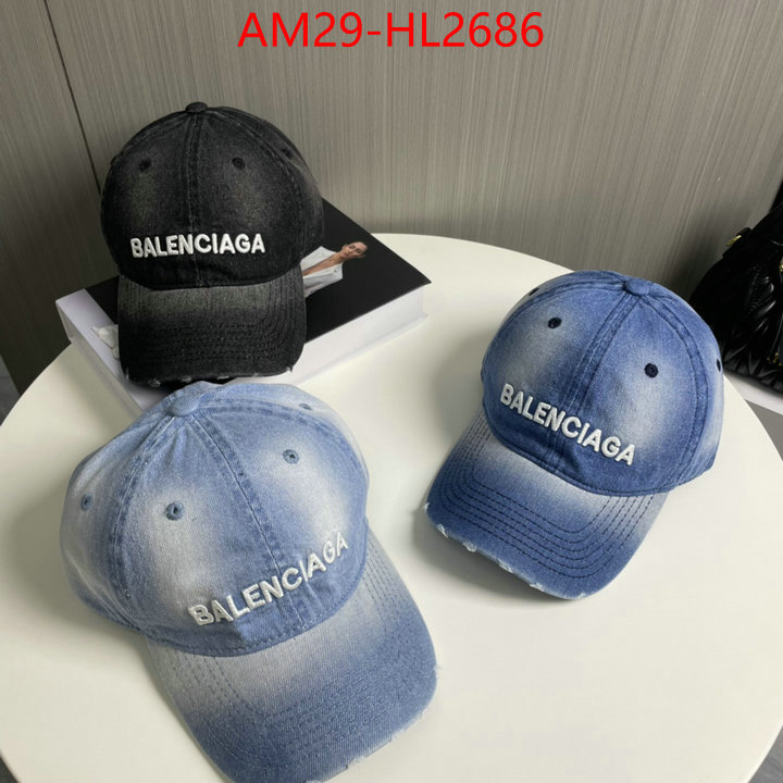 Cap(Hat)-Balenciaga brand designer replica ID: HL2686 $: 29USD