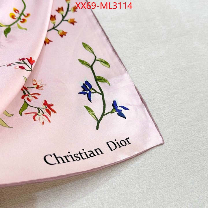 Scarf-Dior 2024 aaaaa replica customize ID: ML3114 $: 69USD
