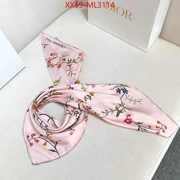 Scarf-Dior 2024 aaaaa replica customize ID: ML3114 $: 69USD
