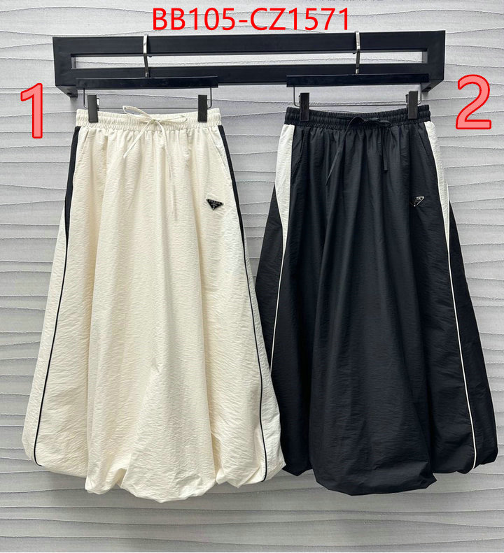 Clothing-Prada we provide top cheap aaaaa ID: CZ1571 $: 105USD