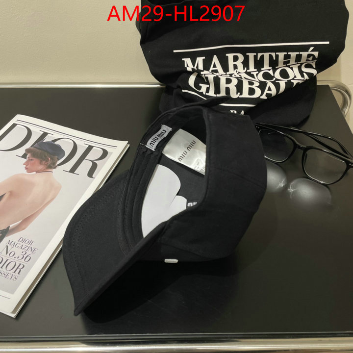 Cap(Hat)-Miu Miu how to buy replcia ID: HL2907 $: 29USD