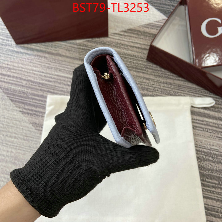 Gucci Bags(TOP)-Wallet- replcia cheap ID: TL3253 $: 79USD,