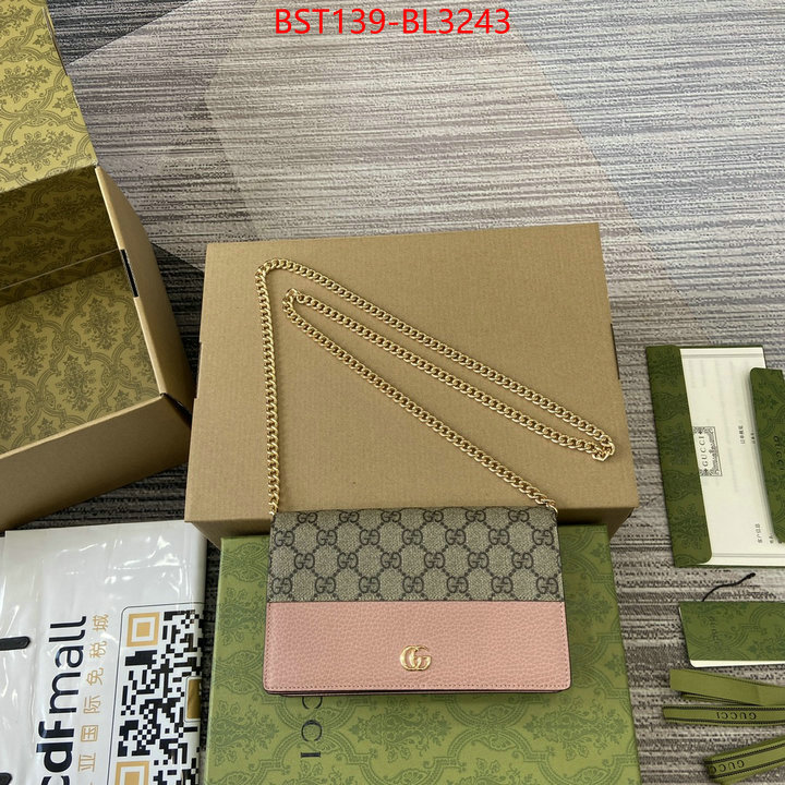 Gucci Bags(TOP)-Crossbody- luxury fake ID: BL3243 $: 139USD,