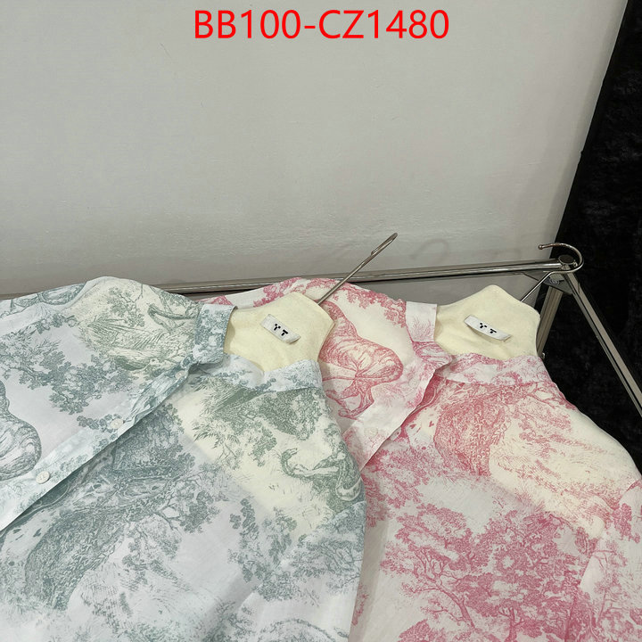 Clothing-Dior perfect quality designer replica ID: CZ1480 $: 100USD