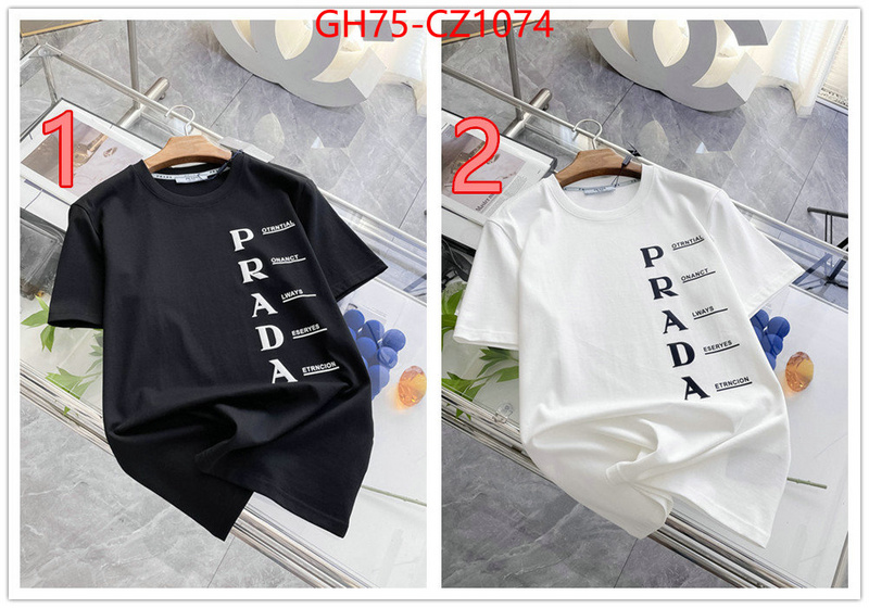 Clothing-Prada how to start selling replica ID: CZ1074 $: 75USD