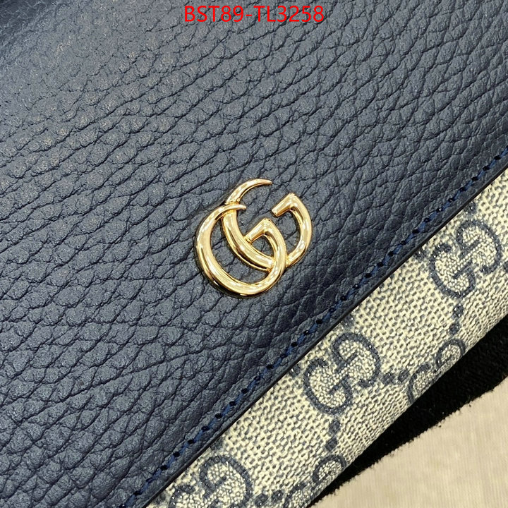 Gucci Bags(TOP)-Wallet- highest quality replica ID: TL3258 $: 89USD,