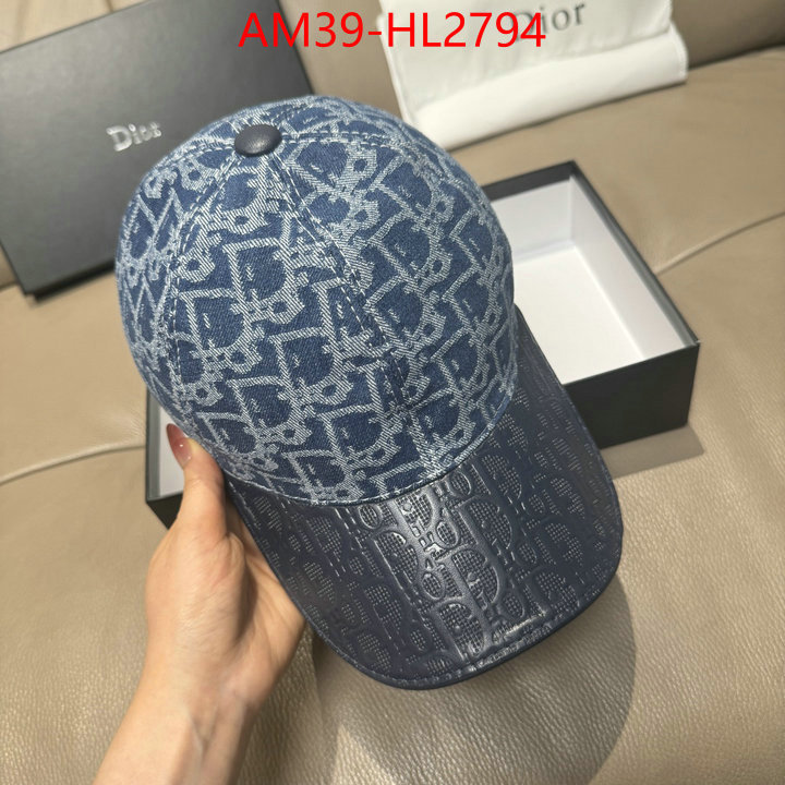 Cap (Hat)-Dior best fake ID: HL2794 $: 39USD