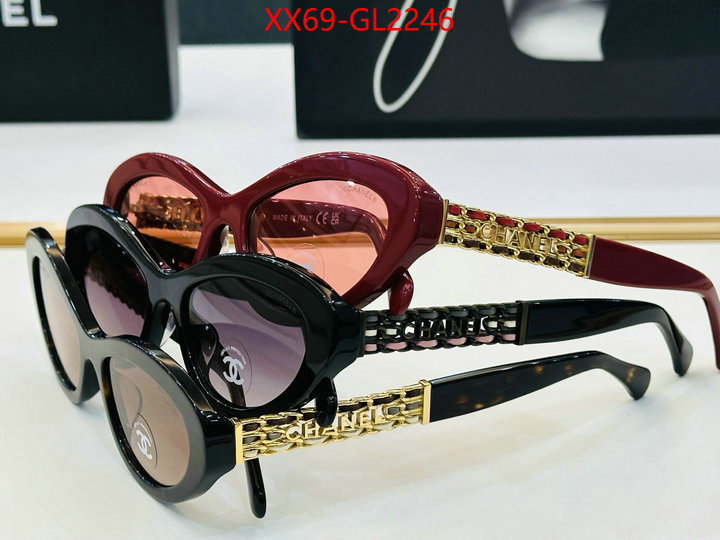 Glasses-Chanel only sell high-quality ID: GL2246 $: 69USD