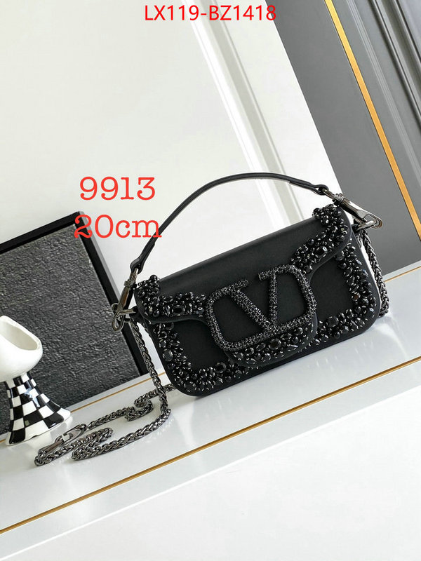 Valentino Bags(4A)-Crossbody- found replica ID: BZ1418 $: 119USD,