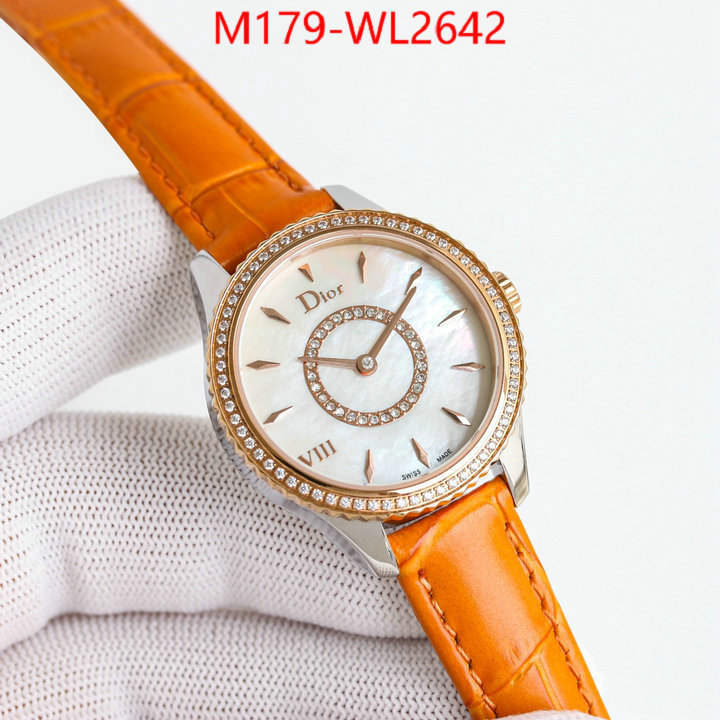 Watch(4A)-Dior what's the best to buy replica ID: WL2642 $: 179USD
