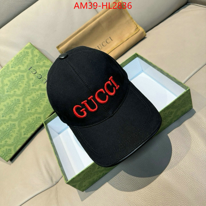 Cap(Hat)-Gucci replica aaaaa designer ID: HL2836 $: 39USD