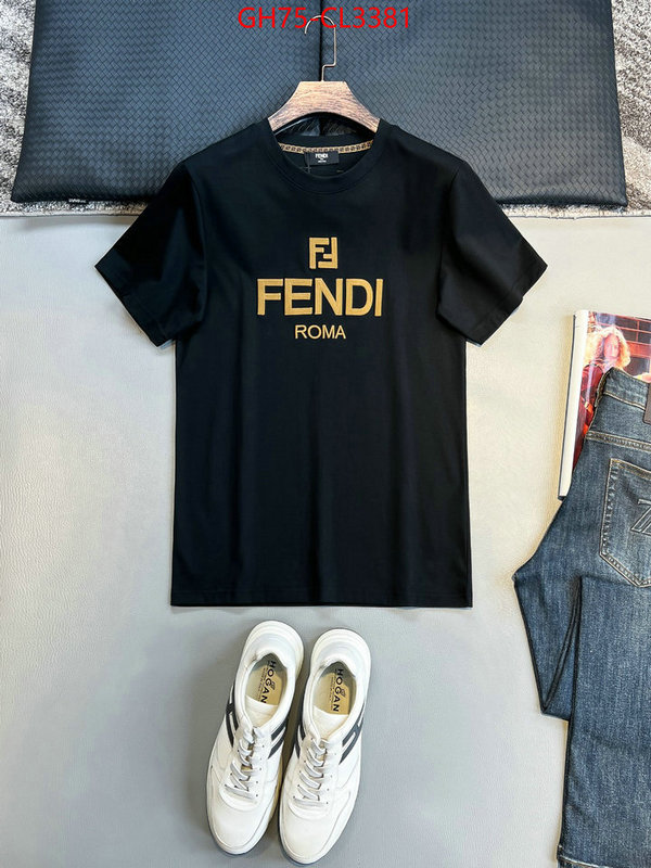 Clothing-Fendi sell high quality ID: CL3381 $: 75USD